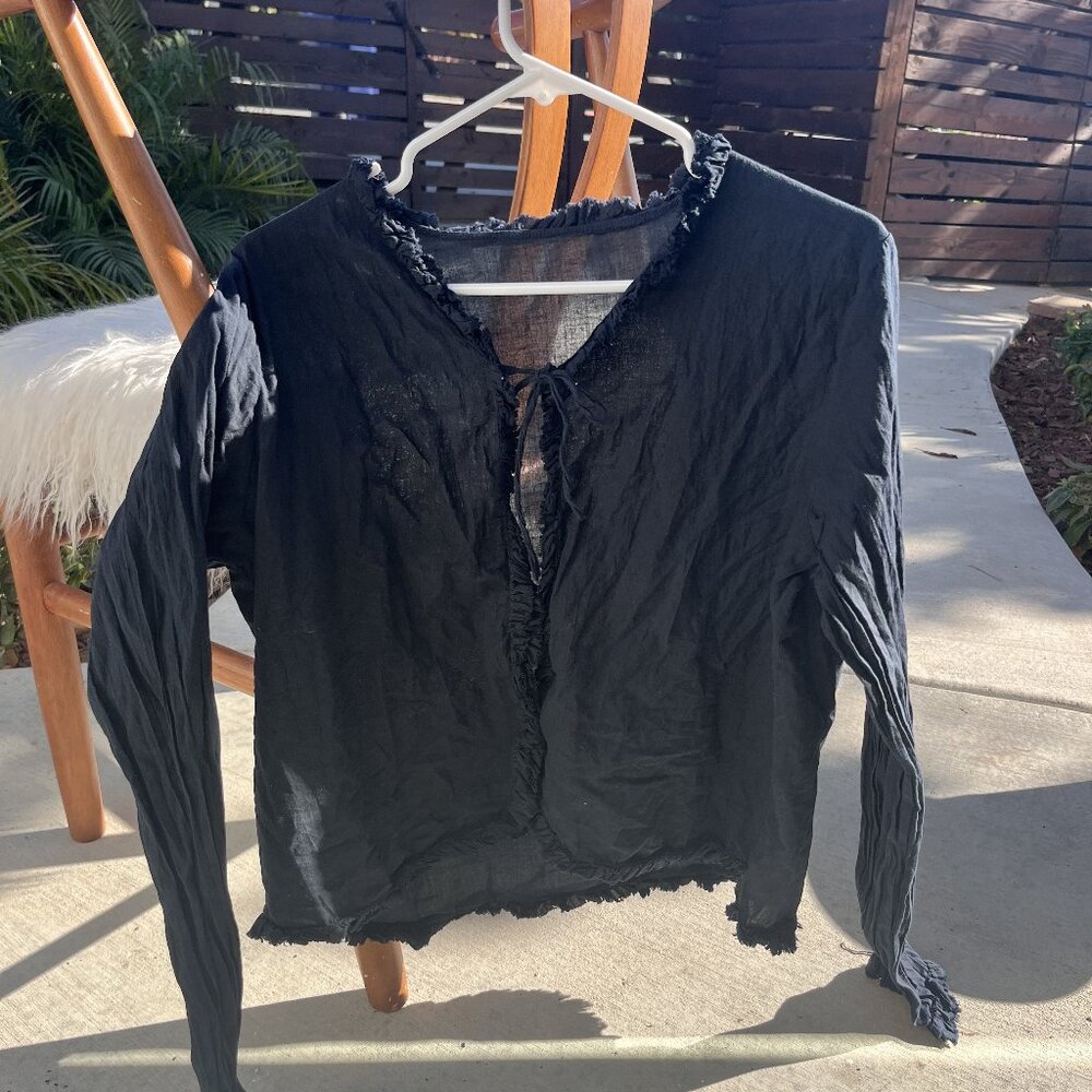 Black Tie Long Sleeve
